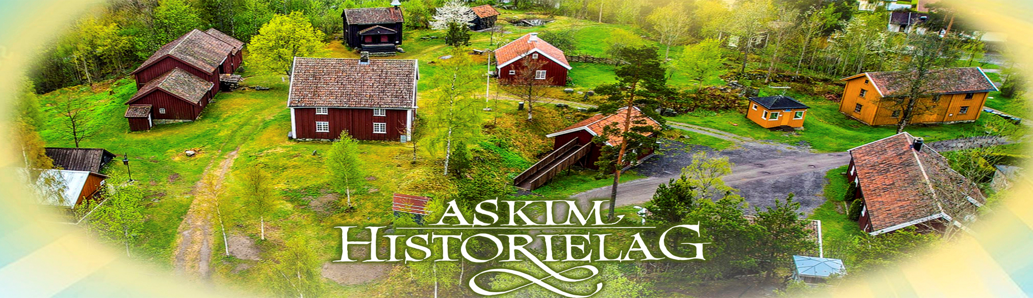 Dronebilde av museet