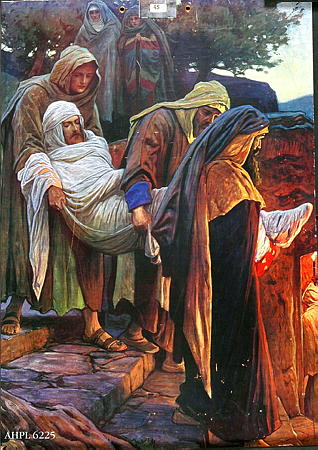 Jesus bæres til graven
