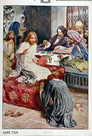 Maria salver Jesu føtter