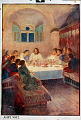 Beskrivelse: Nattverden<br>Kunstner: W.H. Margetson. Årstall 1907<br>Forlag: Olaf Norli Bokhandel/skolemateriell                               