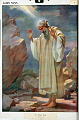 Beskrivelse: Moses død.<br>Kunstner: E.N. Årstall 1907<br>Forlag: Olav Norli<br>            Thomas Nelson & Sons Ltd.                           
