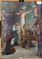 Beskrivelse: Jesus på korset<br>Kunstner:<br>Forlag:                               