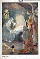 Jesubarnet og hyrdene, Lukas 2, 1 - 20<br>Kunstner: W.H.Margetson<br>Forlag: Parmanns Læremiddelanstalt, Kristiania                             