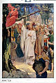 Jesus og Zakæus.<br>Lukas 19, 1-10<br>Kunstner: W.D. Adams<br>Forlag: Parmanns læremiddelanstalt, Kristiania                             