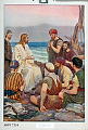 Beskrivelse:Jesus aapenbarer sig for sine dicipler.<br>Johannes 21, 1-25<br>Kunstner: W.C. Simmonds. Årstall 1909<br>Forlag: Parmanns læremiddelanstalt, Kristiania                              