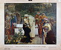 Beskrivelse: Jesus uppväcker en änkas son i Nain<br>Kunstner: Julius Kronberg<br>Forlag: Olaf Norli Bokhandel/skolemateriell                               